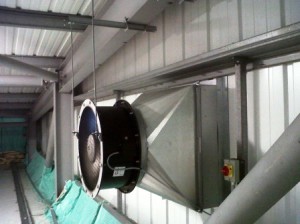 Механизм вентиляции для склада
