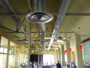 Система вентиляции в кафетерии